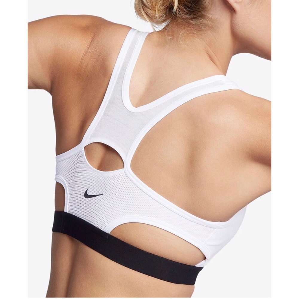Nike Classic Compression Racerback Sports Bra - Picture 4 of 7